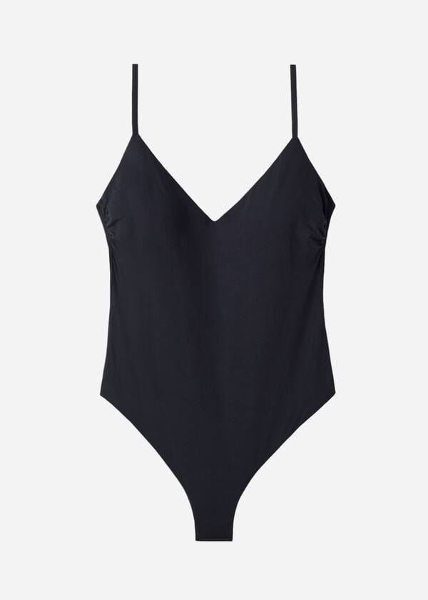 Calzedonia Imbottito One-Piece Indonesia Donna Costumi Da Bagno Nere | IT2178VD