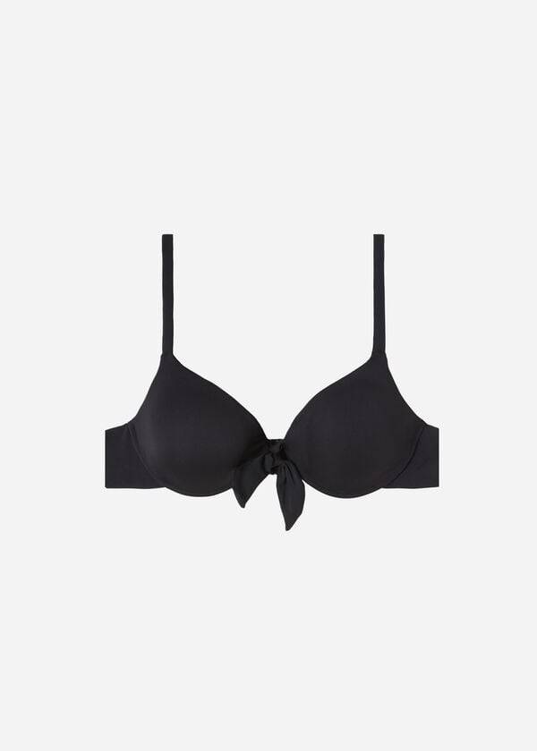 Calzedonia Imbottito Push-Up Indonesia Donna Top Bikini Nere | IT1852OR