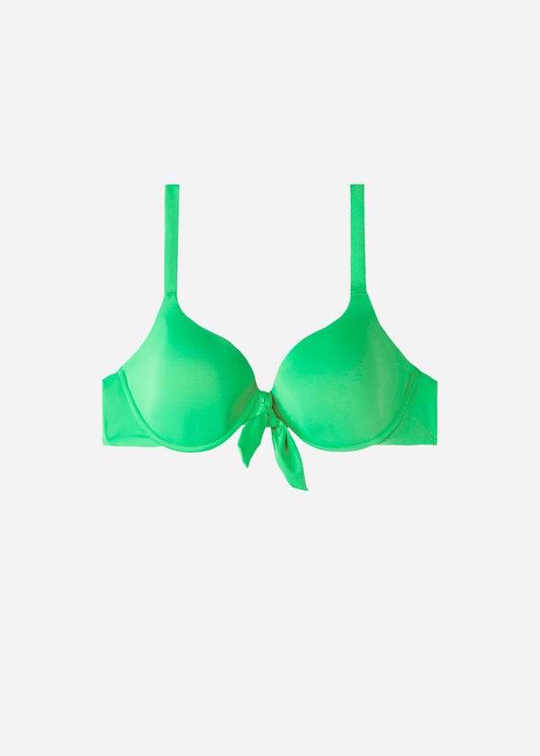 Calzedonia Imbottito Push-Up Indonesia Donna Top Bikini Verdi | IT1853PQ