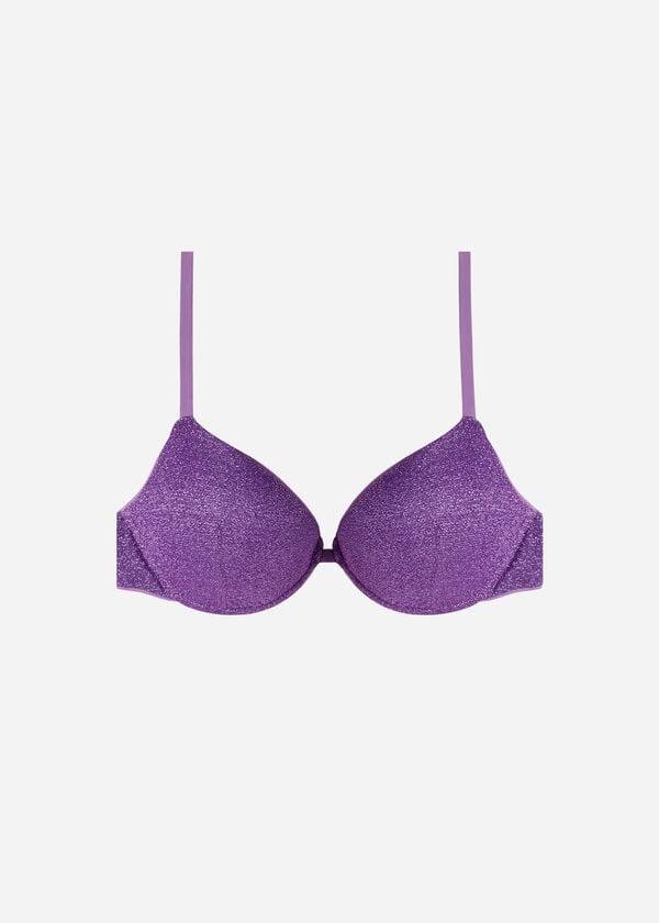 Calzedonia Imbottito Push-Up Las Vegas Donna Top Bikini Viola | IT1858GL