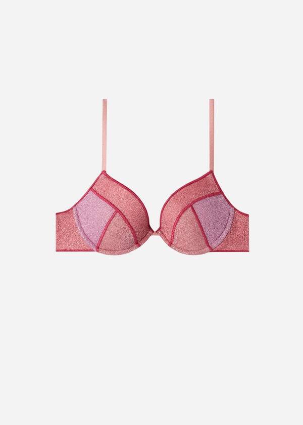 Calzedonia Imbottito Push-up Lisbona Donna Top Bikini Rosa | IT1860JJ