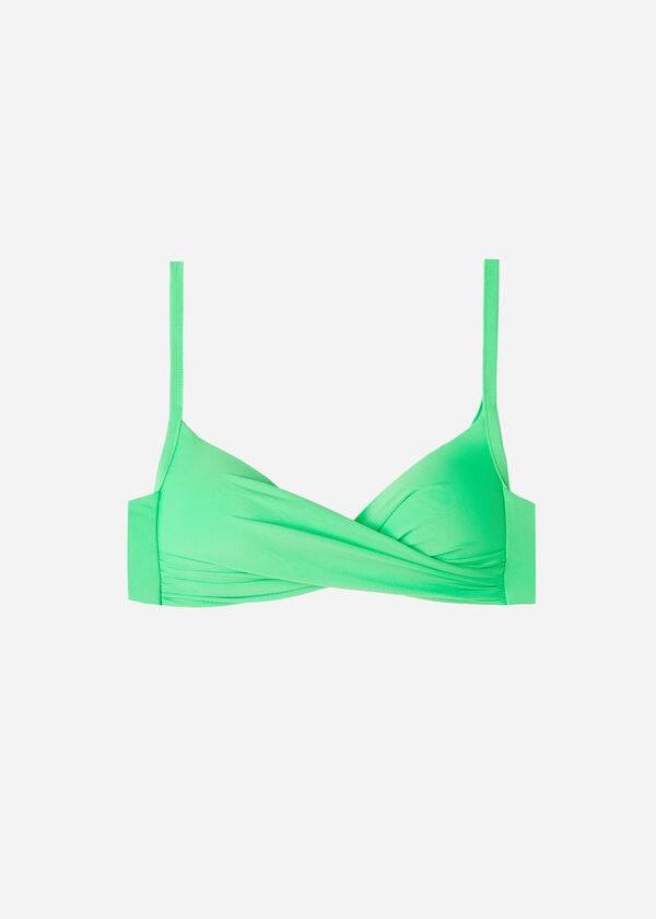 Calzedonia Imbottito Triangle Indonesia Eco cobey Donna Top Bikini Menta | IT1912JJ