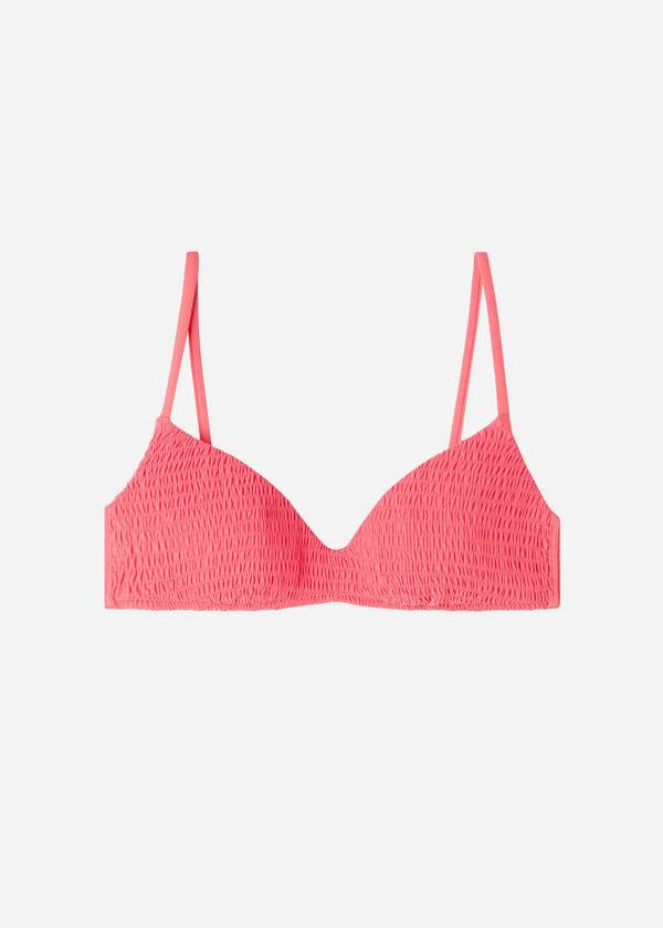 Calzedonia Imbottito Triangle Lanzarote Donna Top Bikini Rosa | IT1932AP