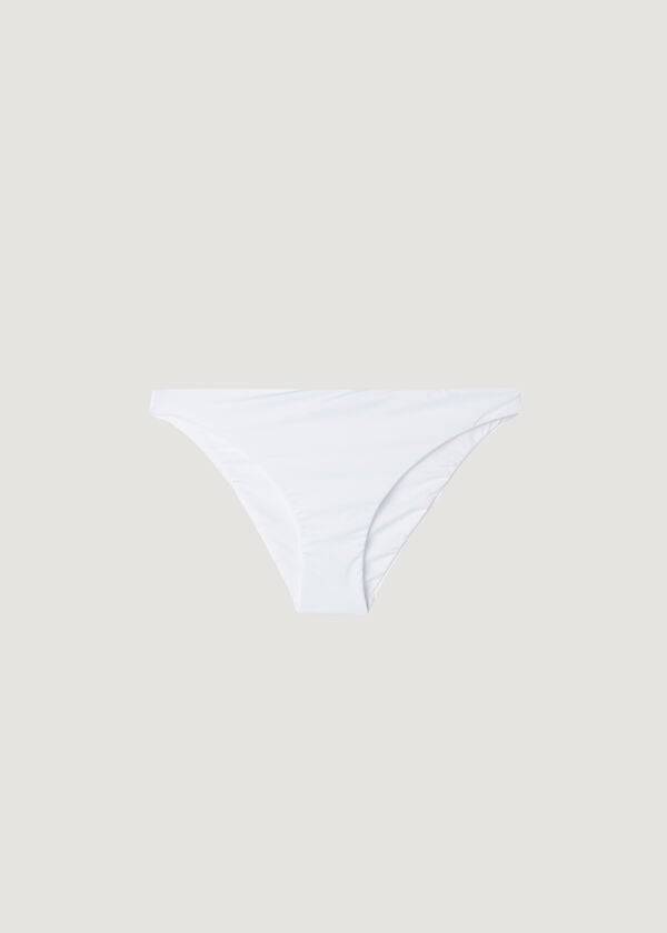 Calzedonia Indonesia Eco Low rise Donna Slip Bikini Bianche | IT1472LH