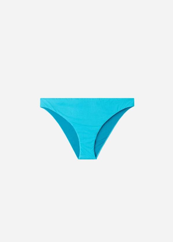 Calzedonia Indonesia Eco Low rise Donna Slip Bikini Verde Acqua | IT1476VD