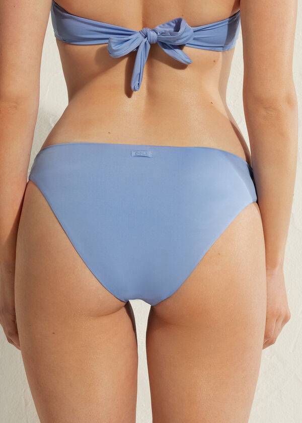 Calzedonia Indonesia Eco rise Donna Slip Bikini Blu | IT1478NB