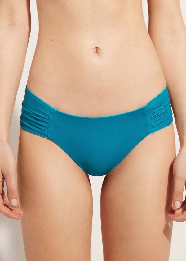 Calzedonia Indonesia Eco rosa Donna Slip Bikini Verde Acqua | IT1484TV