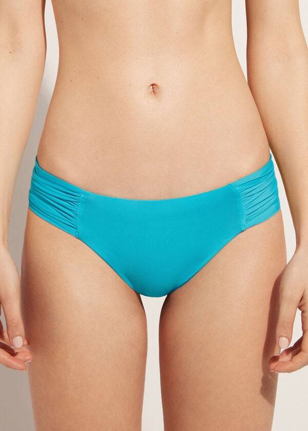 Calzedonia Indonesia Eco rosa Donna Slip Bikini Verde Acqua | IT1484TV