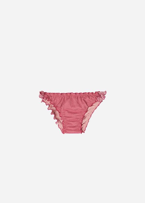 Calzedonia Lamé Bottom Lisbona Bambino Costumi Da Bagno Rosa | IT3040BC