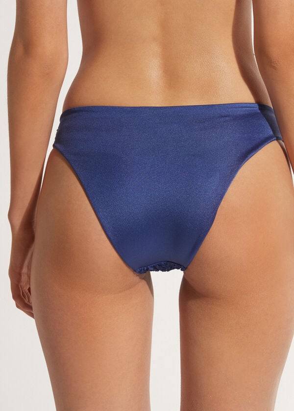 Calzedonia Marrakech Donna Slip Bikini Blu | IT1500XF