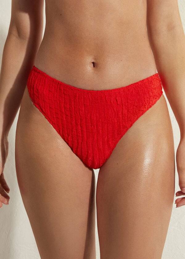 Calzedonia Marrakech Donna Slip Bikini Rosse | IT1501CE