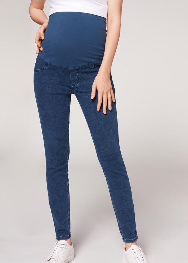 Calzedonia Maternity Jean Donna Jeans Blu | IT2605UT