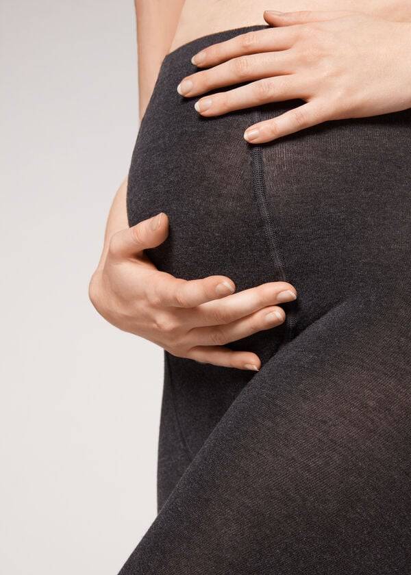 Calzedonia Maternity with Cashmere Donna Collant Caffè | IT1008VD