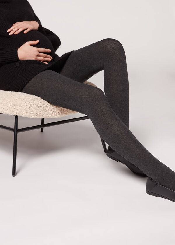 Calzedonia Maternity with Cashmere Opaque Donna Collant Grigie | IT1050DN