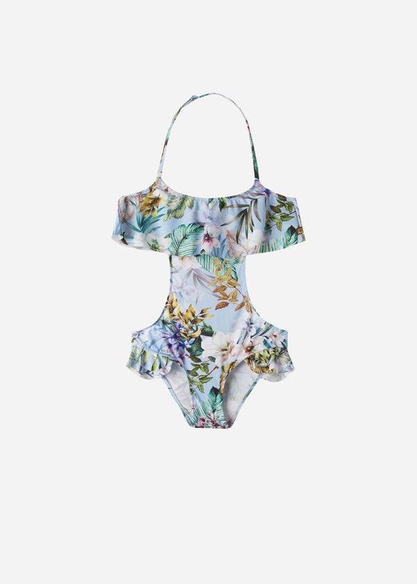 Calzedonia One Piece Atene Bambino Costumi Da Bagno Blu | IT3043XF