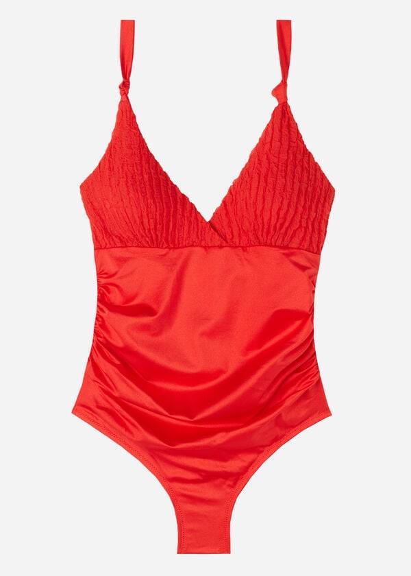 Calzedonia One Piece Marrakech Donna Costumi Da Bagno Rosse | IT2168DN