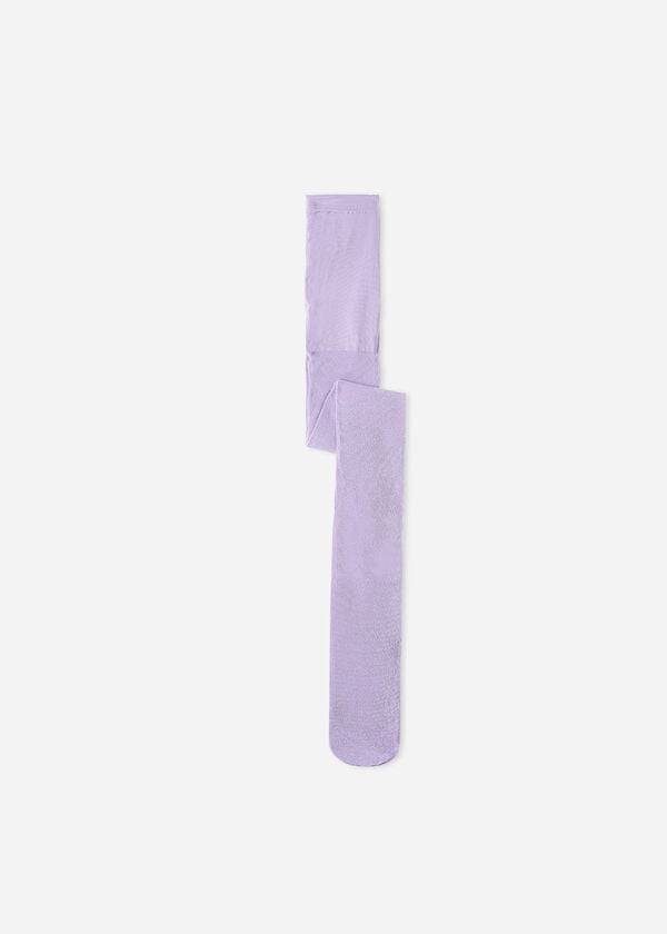 Calzedonia Opaque 70 Denier Glitter Bambino Collant Viola | IT2992WY