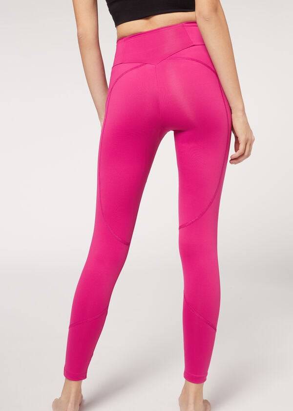 Calzedonia Performance Ginnastica Donna Leggings Rosa | IT2671SO