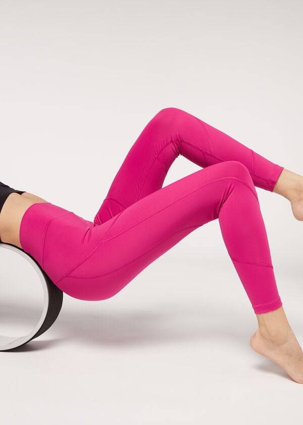 Calzedonia Performance Ginnastica Donna Leggings Rosa | IT2671SO