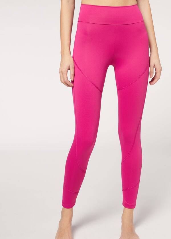 Calzedonia Performance Ginnastica Donna Leggings Rosa | IT2671SO