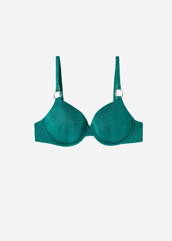 Calzedonia Push Up Hollywood Donna Top Bikini Verdi | IT1944VD