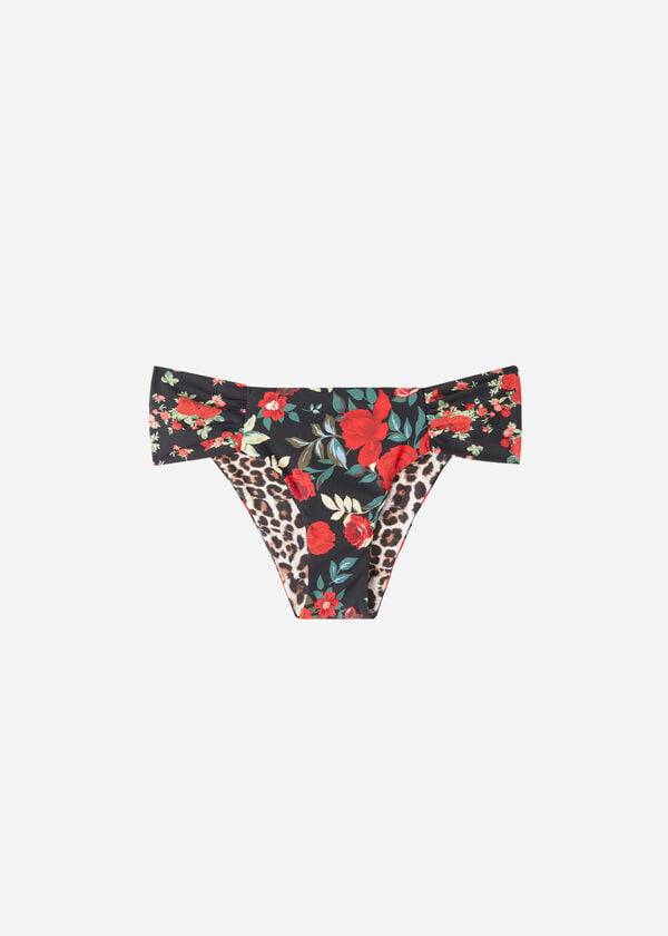 Calzedonia Reversible Ruched Nizza Donna Slip Bikini Rosa | IT1513IS