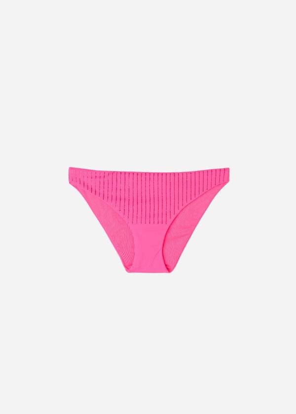 Calzedonia Rhinestone Shanghai Donna Slip Bikini Rosa | IT1521HK