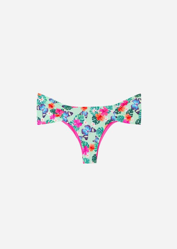 Calzedonia Ruffled Brazilian Malibu Donna Slip Bikini Colorate | IT1529BC