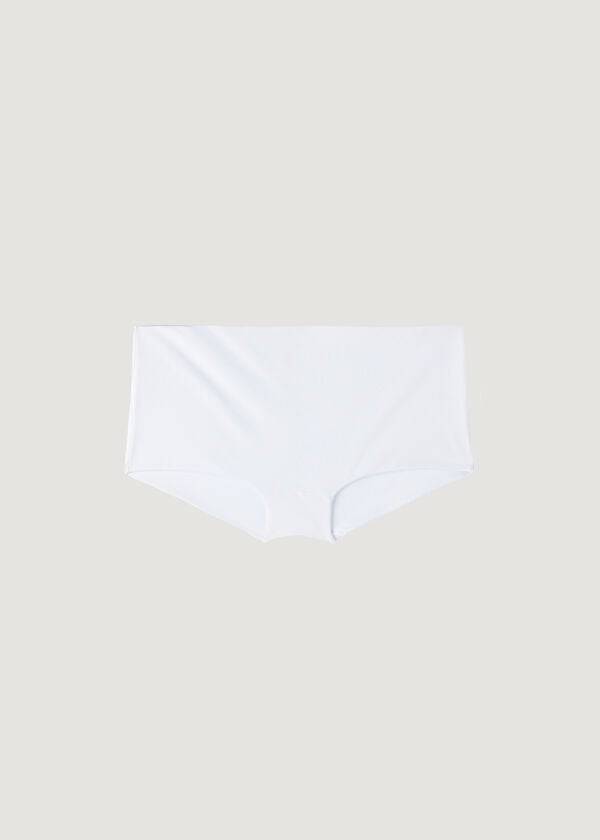 Calzedonia Shorts Indonesia Eco Donna Slip Bikini Bianche | IT1555BC