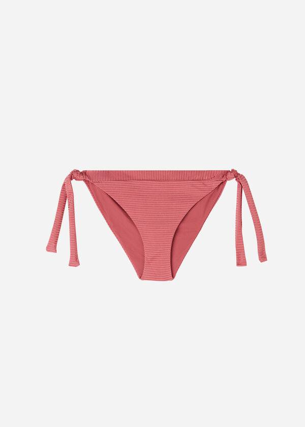 Calzedonia Side Tie Biarritz Donna Slip Bikini Marroni | IT1556NB