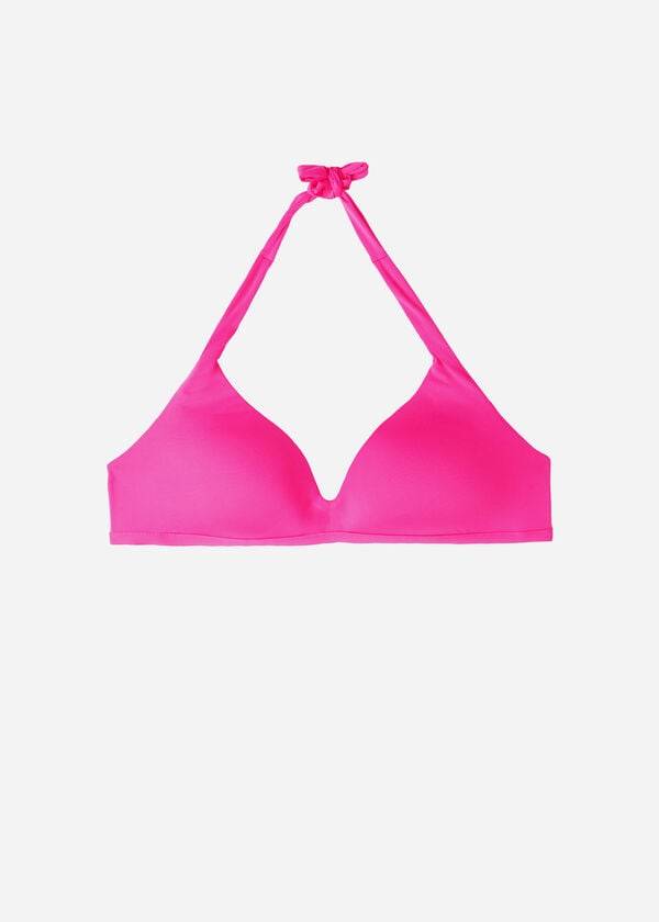 Calzedonia Soft Imbottito Triangle Indonesia Donna Top Bikini Rosa | IT1966LH