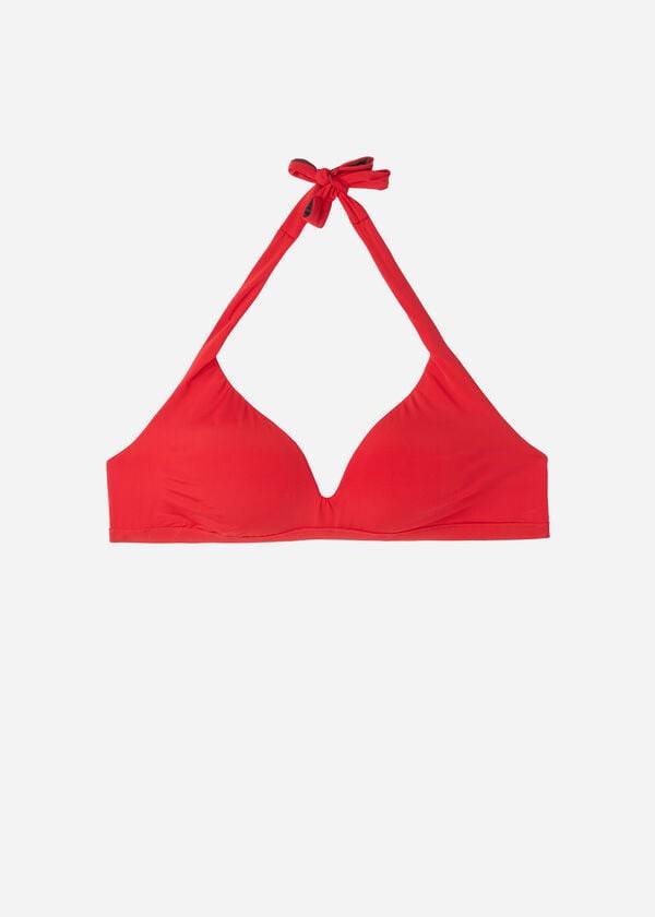 Calzedonia Soft Imbottito Triangle Indonesia Donna Top Bikini Rosse | IT1969CE