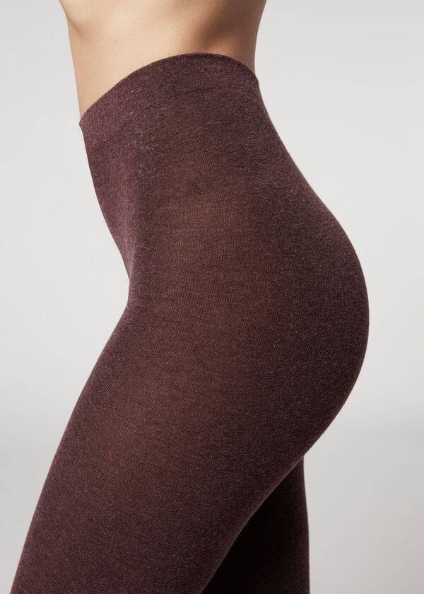 Calzedonia Soft Modal and Cashmere Blend Opaque Donna Collant Rosse | IT1063MA