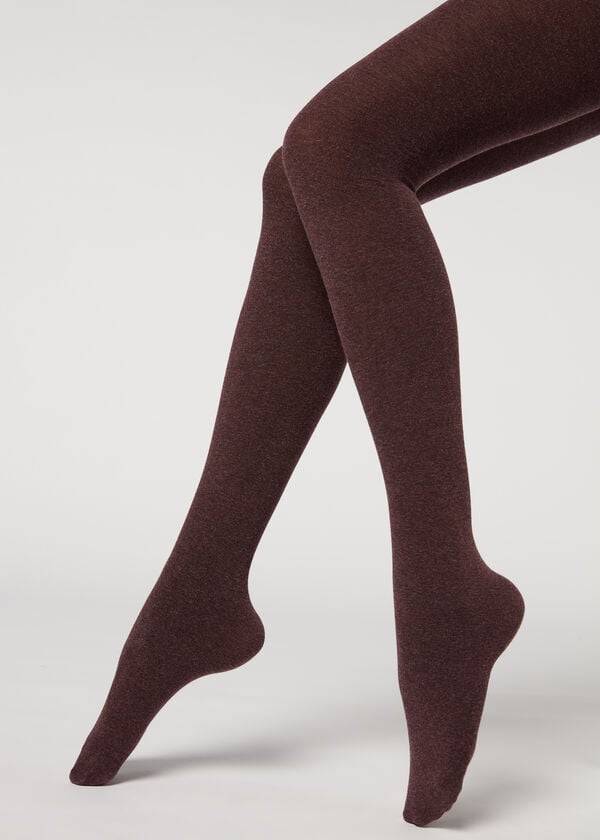 Calzedonia Soft Modal and Cashmere Blend Opaque Donna Collant Rosse | IT1063MA