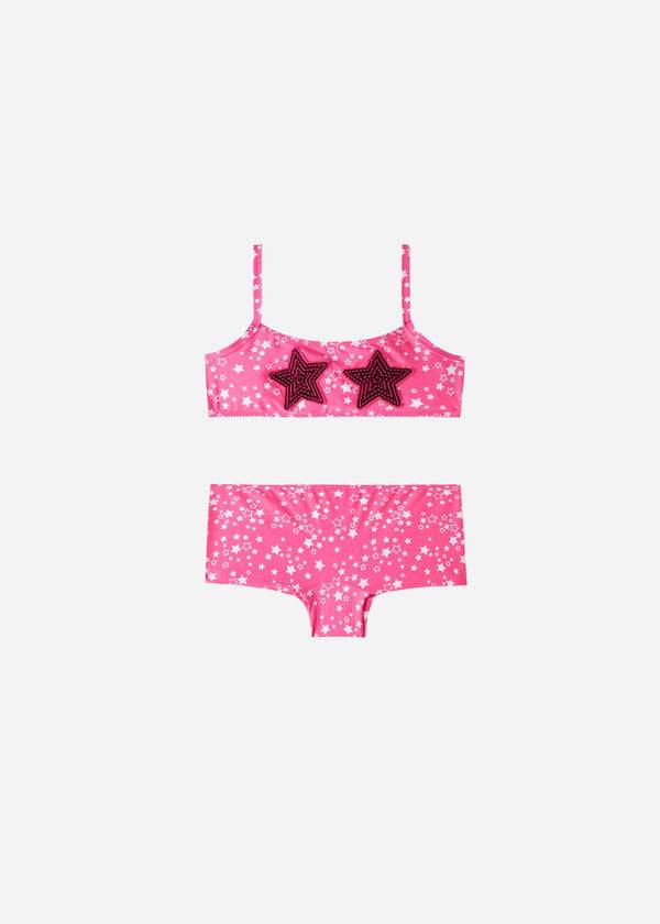 Calzedonia Star Two-Piece Jam Bambino Costumi Da Bagno Rosa | IT3049HK