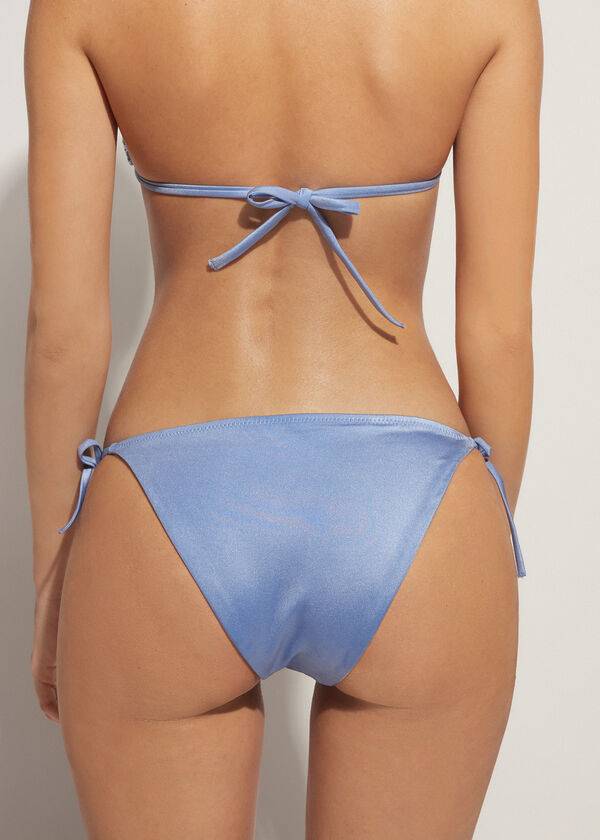 Calzedonia String Cannes Donna Slip Bikini Blu | IT1586EX