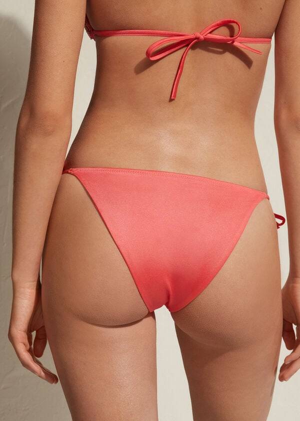 Calzedonia String Cannes Donna Slip Bikini Rosa | IT1587RW