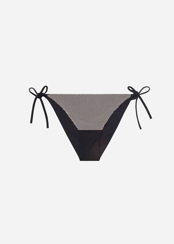 Calzedonia String Dubai Donna Slip Bikini Nere | IT1590UT