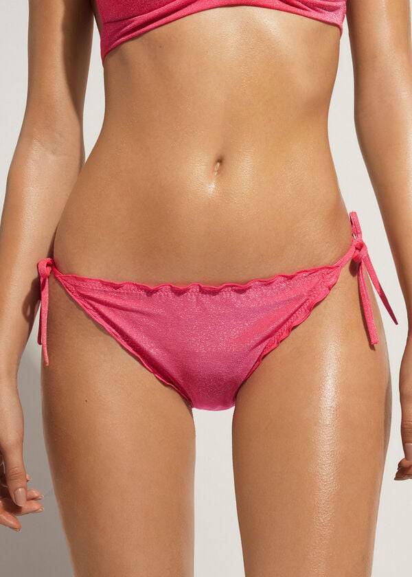 Calzedonia String Formentera Donna Slip Bikini Rosa | IT1595SO