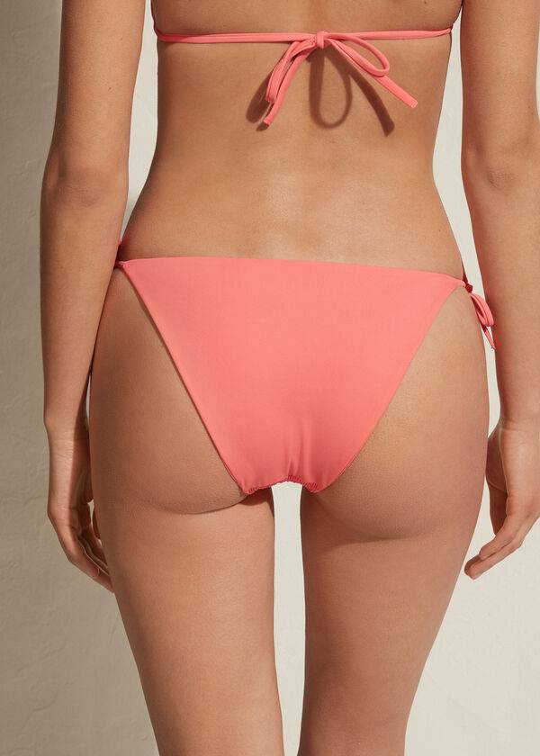 Calzedonia String Lanzarote Donna Slip Bikini Rosa | IT1599HK