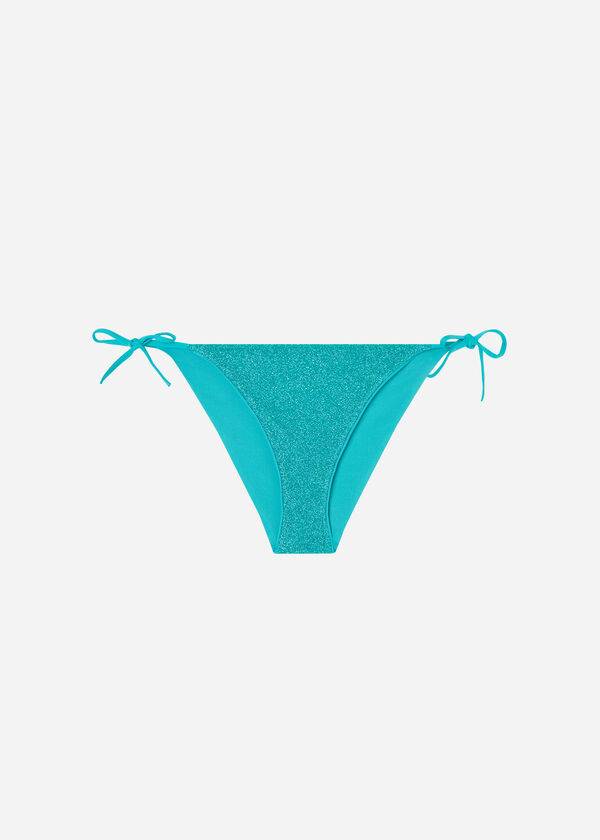 Calzedonia String Las Vegas Donna Slip Bikini Blu | IT1601KI