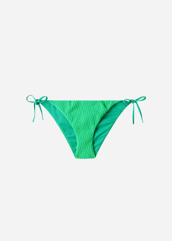 Calzedonia String Mykonos Donna Slip Bikini Verde Acqua Verdi | IT1610QZ