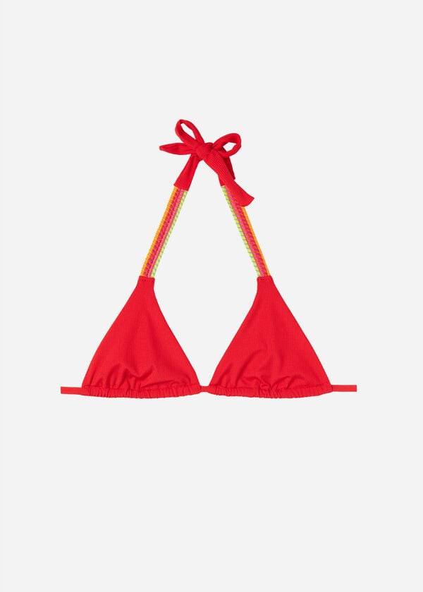 Calzedonia String Triangle Berlino Donna Top Bikini Rosse | IT1971BC