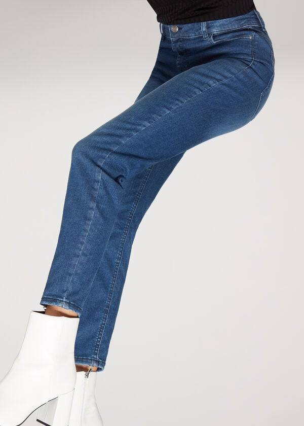 Calzedonia Super Flex Denim High Vita Superskinny Donna Jeans Blu | IT2615VD