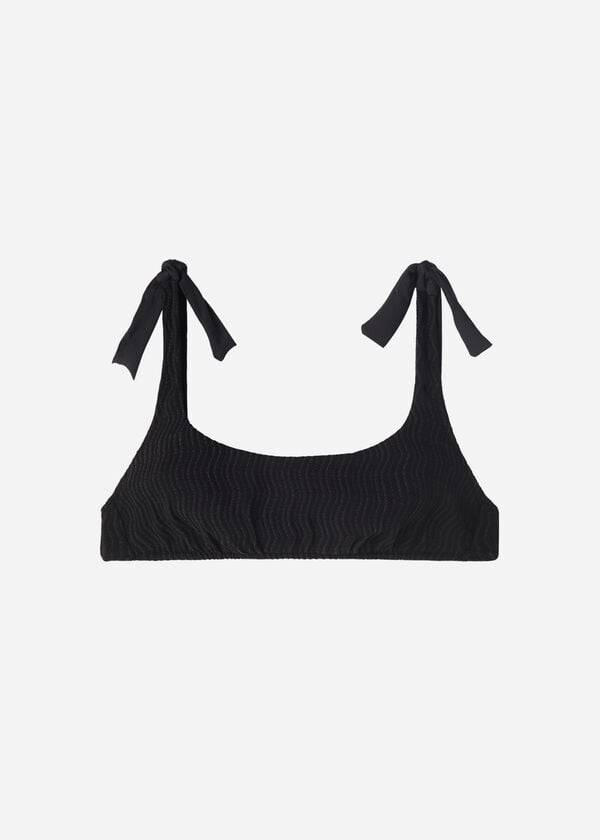 Calzedonia Tank Mykonos Donna Top Bikini Nere | IT1983PQ