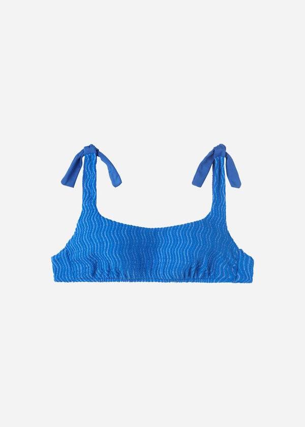 Calzedonia Tank Mykonos Donna Top Bikini Blu | IT1985SO