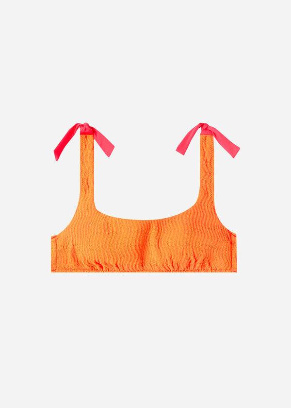 Calzedonia Tank Mykonos Donna Top Bikini Arancioni | IT1986DN