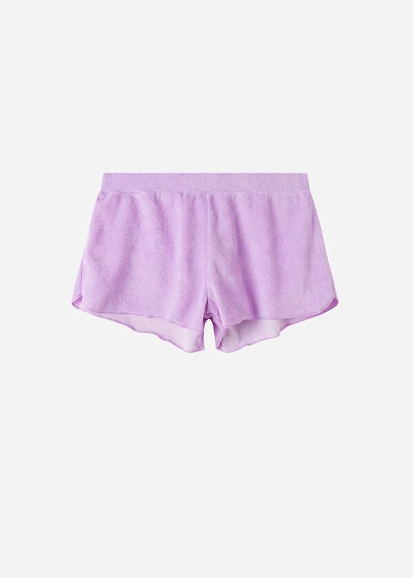 Calzedonia Terrycloth Shorts Donna Cover Ups Viola | IT2152VD