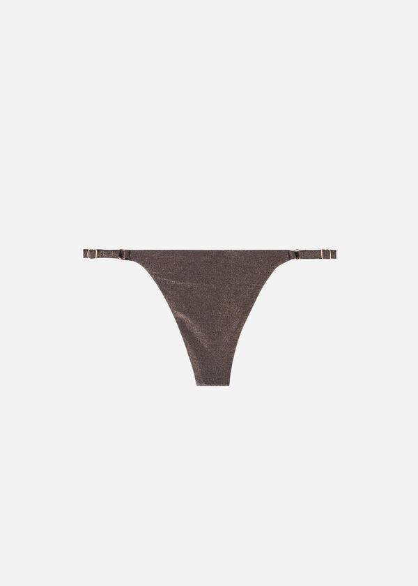 Calzedonia Thin Sides Perizoma Hollywood Donna Slip Bikini Nere | IT1629ZG