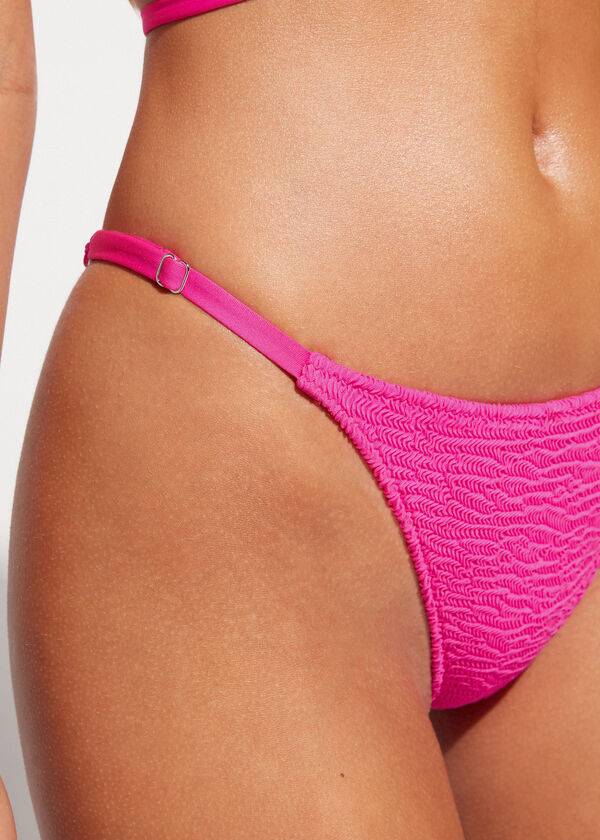 Calzedonia Thin Sides Perizoma Miami Donna Slip Bikini Rosa | IT1630XF